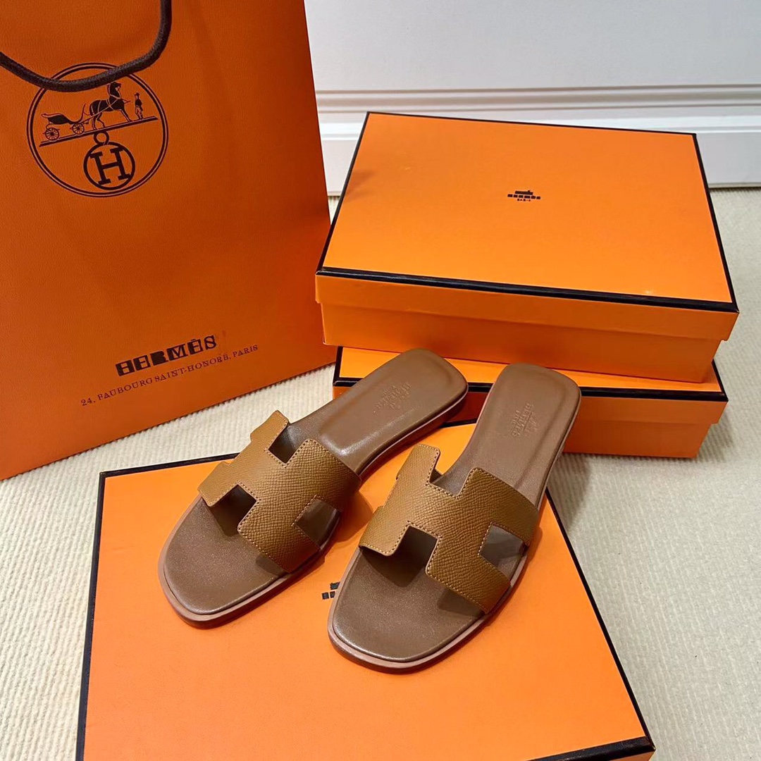 에르메스 올수공 오란 슬리퍼 샌들 앱송 32